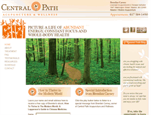 Tablet Screenshot of centralpathacupuncture.com